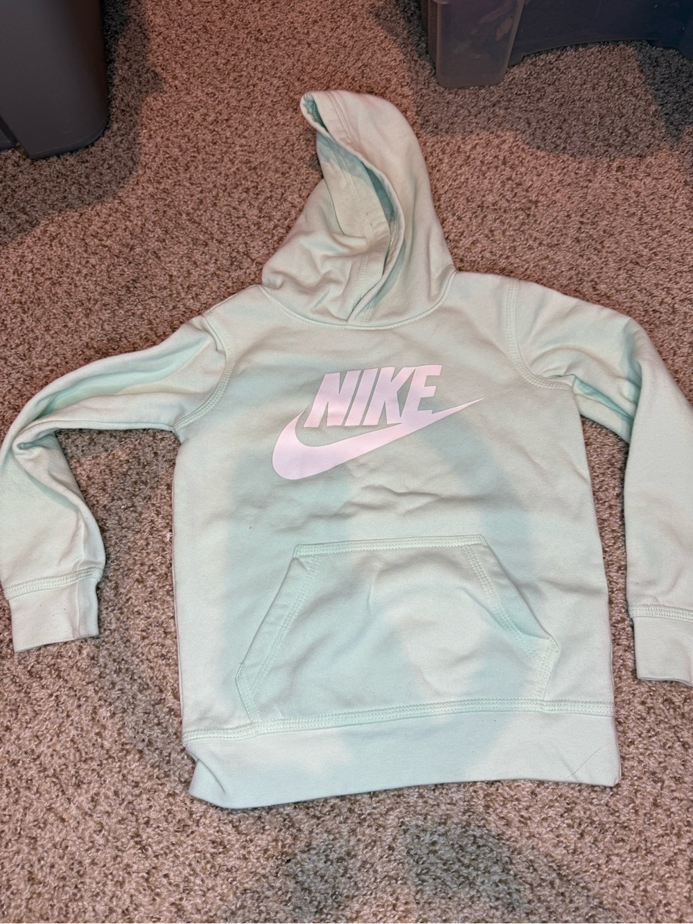 Nike Light Mint Hoodie with White Logo